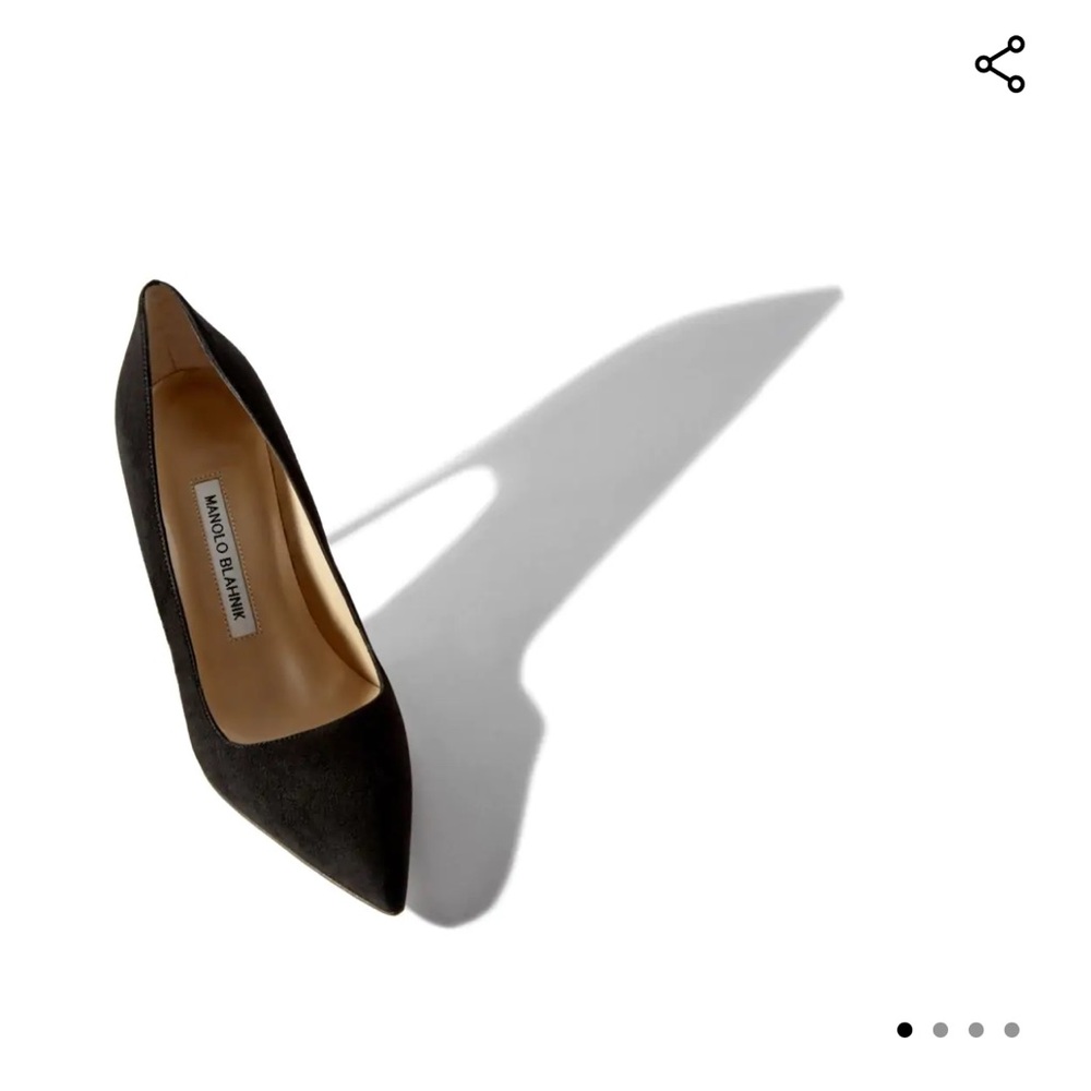 Manolo Blahnik BB 70 Black Suede